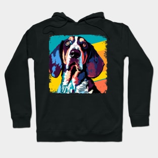 Bluetick Coonhound Pop Art - Dog Lover Gifts Hoodie